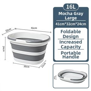 Foldable Portable Water Bucket