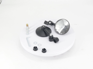 Universal Adjustable Round Alloy Rearview Mirror for Motorcycle