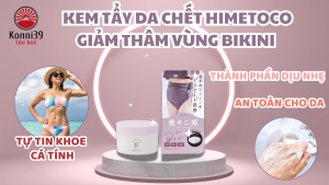 KEM TẨY DA CHẾT HỖ TRỢ THÂM VÙNG BIKINI HIMETOCO (HỘP 35GR)