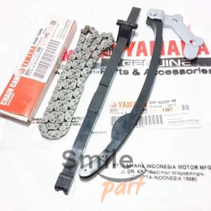 Rantai Keteng Jupiter Z Vega R New + Karet Lidah Tensioner Jupiter Z lama Vega R new 2P2 Yamaha set