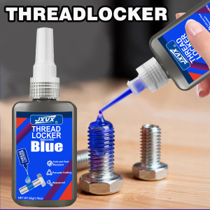 Medium Strength Threadlocker Impact-Resistant Anti-Loosening Anti-Slip Rust-Proof Agent Removable Anaerobic Quick-Drying Epoxy Adhesive for Screws and NutsAnti-Loosening Suitable for All Hardware Threaded Assembli