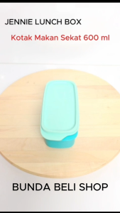Kotak Makan Jennie Sekat 3pcs -600ml - Bunda Beli Shop