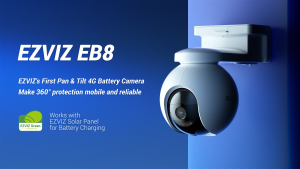 EZVIZ EB8 4G 2K/3MP Pan & Tilt 4G Battery Camera Outdoor Waterproof CCTV CAMERA solar Connect to Cellphone NASHANTOO