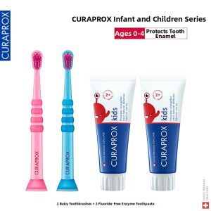 Curaprox | Silicone Soft Bristle Small Head Childrens Toothbrush