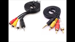 Cáp chuyển đổi từ cổng âm thanh jack 3.5mm sang AV hoa sen dài 15m