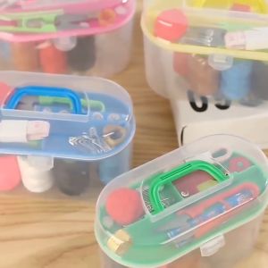 Sewing Kit Set With Box Household Portable Multifunction Mini Sewing Kit Needle Thread Accessories Set Jahit Kecemasan
