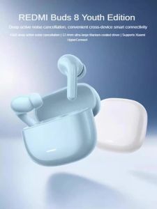 Redmi | REDMIBuds Youth Edition 8 42dB Deep Noise-Canceling Bluetooth Earbuds Wireless In-Ear Headphones with Mic for Music Calls