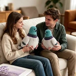 Đồ Chơi Nhồi Bông Chim Bồ Câu Mập Mạp Dễ Thương Chất Lượng Cao Mềm Mại Trang Trí Nhà Cửa Quà Sinh Nhật Cho Trẻ Em Chủ Đề Chim Dành Cho Cả Nam Và Nữ