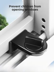 MONLEYTA | German Window Fixator Limiter Positioning Child Sliding Door Window Lock Safety Lock Glass Window Move Window Clip