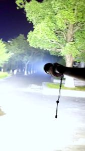 Senter LED 4 Mata 48 Watt + 20 Watt COB Double Light Super Terang Senter Viral