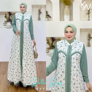 DELLA OUTER ADA JUMBO KAYYANI  DRESS GAMIS MODE TERBARU TERLARIS BEST SELLER VIRAL ORIGINAL