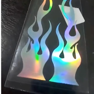 2 PCS Flame Sticker for Motorcycle Waterproof Stickers Decals Flames Suspension Motor Vinyl Decal