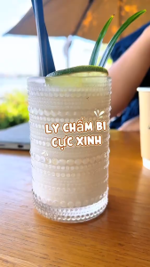 Bộ 6 Ly Thủy Tinh Trụ Họa Tiết Giọt Nước 440ml G-House Ly Uống Nước Sinh Tố Cocktail Decor Cao Cấp