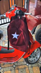 Tas Sekolah Logo: Tas Ransel Corduroy Bintang & Crhart