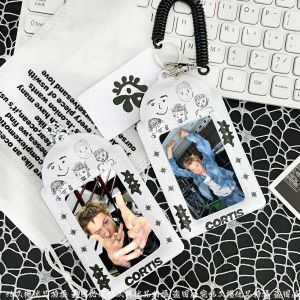 New Cortis PVC Card Holder Campus Idol Attribute Display Star Chase Small Card Storage Lanyard Cute Style Lost Proof