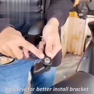 🔥READY STOCK🔥Universal Side Mirror Napoleon Aluminum alloy side mirror 360 °Rotation Anti Glare Motorcycle AccessoriesY15 Y16 Lc Xmax Nvx Nmax