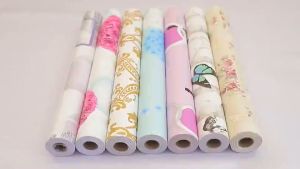 Adipatidinding - Wallpaper Dinding Motif Bunga Bintang Pink Ukuran 45 Cm x 10 Meter Wallpaper Stiker Dinding Motif Bunga Bintang Pink Wallstiker Motif Bunga Bintang Pink Dekorasi Dinding Dekorasi Rumah Dekorasi Ruang Tamu Dekorasi Kamar Tidur