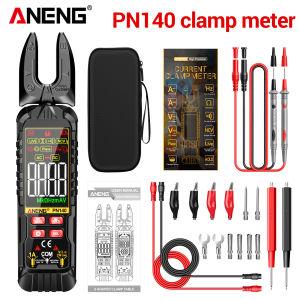 ANENG | Digital Multimeter Clamp Meter ANENG PN140 Multifunctional Smart U-Clamp Jaw 90° Rotary Voltmeter NCV Voltage Detection Tools