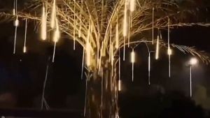 OSQ 30/50CM Solar Power Meteor Shower Lights: A Guide to Enhancing Your Home Garden