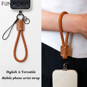 FUN POINT Phone Lanyard Woven Wrist Strap Anti-Theft Hand Wrist Strap Outdoor Safety Anti-loss Rope Universal Lanyard