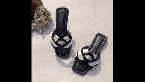 Sandal Wanita Kekinian Teplek Busa Trendy Nyaman & Empuk Izdihaar 37-40