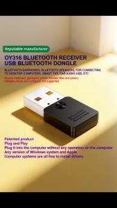 KEBIDU | KEBIDU Bluetooth 6.0 Audio Receiver USB Dongle One TO Two Music Receiver Free Driver Wireless Receiver For Speaker Headphone