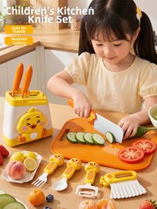 XIDIQI | Safe Realistic Cut Baby Girl Toy Kitchen Set