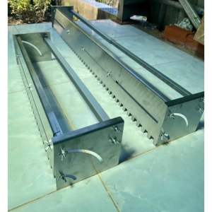 Combo 10-MÁNG KÉO RĂNG CƯA INOX (loại chuẩn) dùng lát gạch nền tăng giảm được từ 60cm đến 1m có thể chỉnh nghiêng được