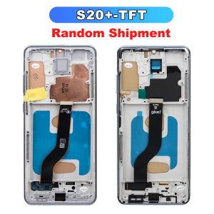 6.7" Screen S20 Plus with Frame for Samsung S20+ G985 G985F Lcd Display Digital Touch Screen Digitizer Assembly Replacement