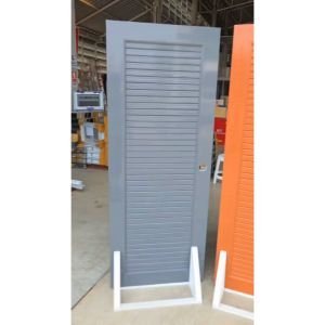 💥 ประตูห้องน้ำ PVC  70x180  เกล็ดช่องลม #เจาะ ฟรีวงกบ  คุณภาพมาตรฐานโรงงาน และอุปกรณ์