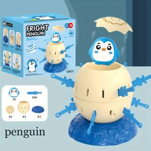 Penguin Novelty Toys for Holiday Party Childrens Educational Thinking Training Pirate Barrels Interactive Toys