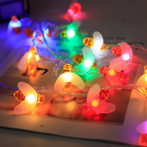 Bees String Lights 6M 40LED Lights Vintage Christmas Halloween Decorative String Lights Patio Garden Home Fairy lights Party
