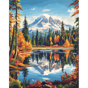 Lake Scenery Landscape Artwork Jigsaw Puzzle 500/1000/1200/2000PCS Stress Relief Puzzle Wall Art Decor Gift