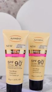 Sunscreen Airongsie SPF50+ PA++++ Krim Wajah Bayi & Dewasa