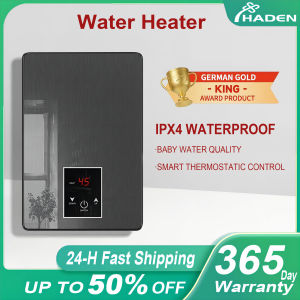 HADEN Water Heater Electric 220v Shower Heater Electric Instant Hot Water Heater With Self-Modulating Water Heater Shower Heater Shower For Bathroom Electric Water Heater For Shower