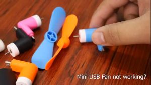 [Philippine stock] New  Mute Mini Portable 2 in 1 Micro USB Fan Mobile Phone USB Fans   For iPhone Type C Android Mobile Phone Fan