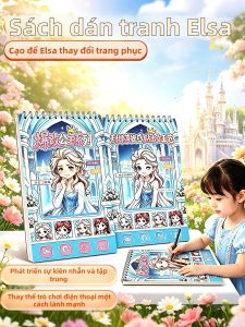 YIRANJIA | Sách Vẽ Sáng Tạo DIY Công Chúa Elsa