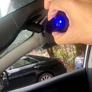 Joysync Đèn cảnh báo xe hơi LED năng lượng mặt trời Joysync - Không dây dễ lắp 1 cái đèn nhấp nháy đỏ chống trộm ban đêm