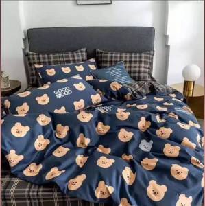 รวมลายหมี ชุดเครื่องนอนครบชุด ชุดผ้าปูที่นอน ผ้าปูที่นอนลายการ์ตูน ผ้าปูที่นอน ผ้านวม ปลอกหมอน ครบเซท พร้อมส่ง เก็บเงินปลายทาง