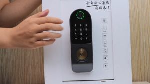 [New Product ] WiFi Smart Door Lock For Grill Double Side Fingerprint Security Door Lock Electronic Passward Unlock Lock Digital door lock