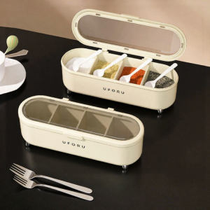 Kitchen Spice Organizer 4 Compartment