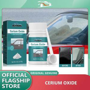 Rayhong Cerium Oxide Glass Polishing Powder Window Windscreen Windshield Scratch Remover Repair Tool Waxing Polish Pad Polishing Powder Car Windshield Polishing Powder Glass Mirrors Composite Powder Cerium Removal Repair Oxide Tool Scratch Window Polish