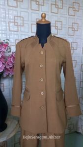 SATU STEL BLAZER SERAGAM PNS BAJU GURU DINAS KANTOR BAJU PNS SERAGAM PNS WARNA PEMDA MUDA