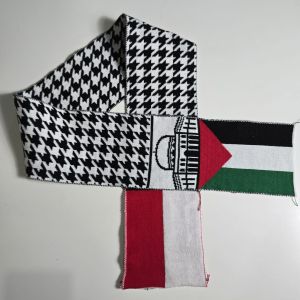 Syal Rajut Palestina - Syal Rajut Musim Dingin Motif Indonesia - Palestina