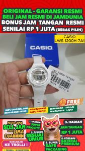 Jam Tangan Wanita Stylish & Anti Air: CASIO LWS-1200H
