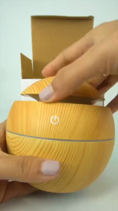 KAMJE Air Humidifier Mini Ultrasonic Aroma Diffuser 130ml Aromaterapi Ruangan USB KAJ7217