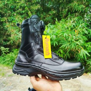 Rumaos zadah04 sepatu PDL TNI POLRI SECURITY TALIPUTAR OUTDOOR ANKLE BOOTS KULIT
