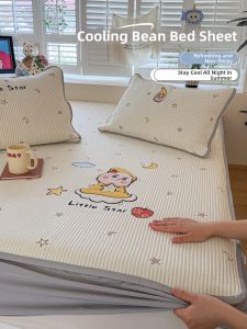 Suxuan | Cool Embroidery Cartoon Air-Conditioned Bed Sheet Set