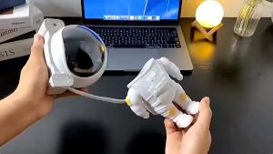 Astronaut Starry Sky Projector Lamp Rechargeable Galaxy Night Light gift led star portable kids toys