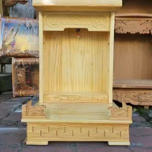 Bàn thờ thần tài ngang 48 cm gỗ thông loại 1 giá rẻ nhất thị trường Sỉ Lh : 0933.159.286